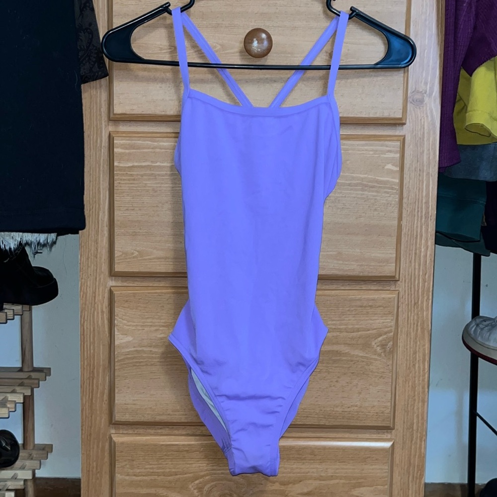 Purple swim suit